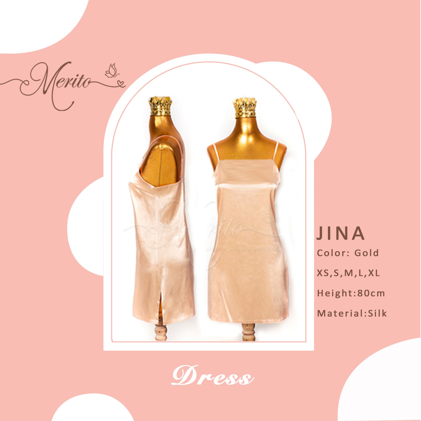 Silk dress - Jina