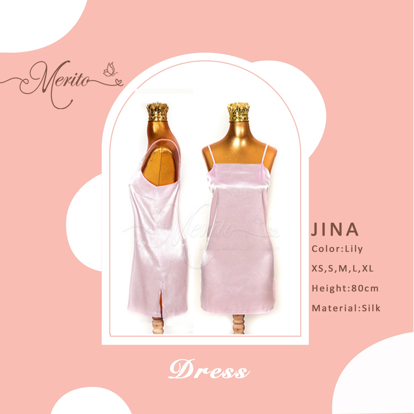 Silk dress - Jina