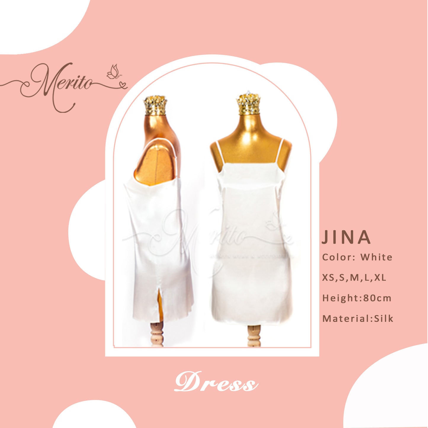 Silk dress - Jina