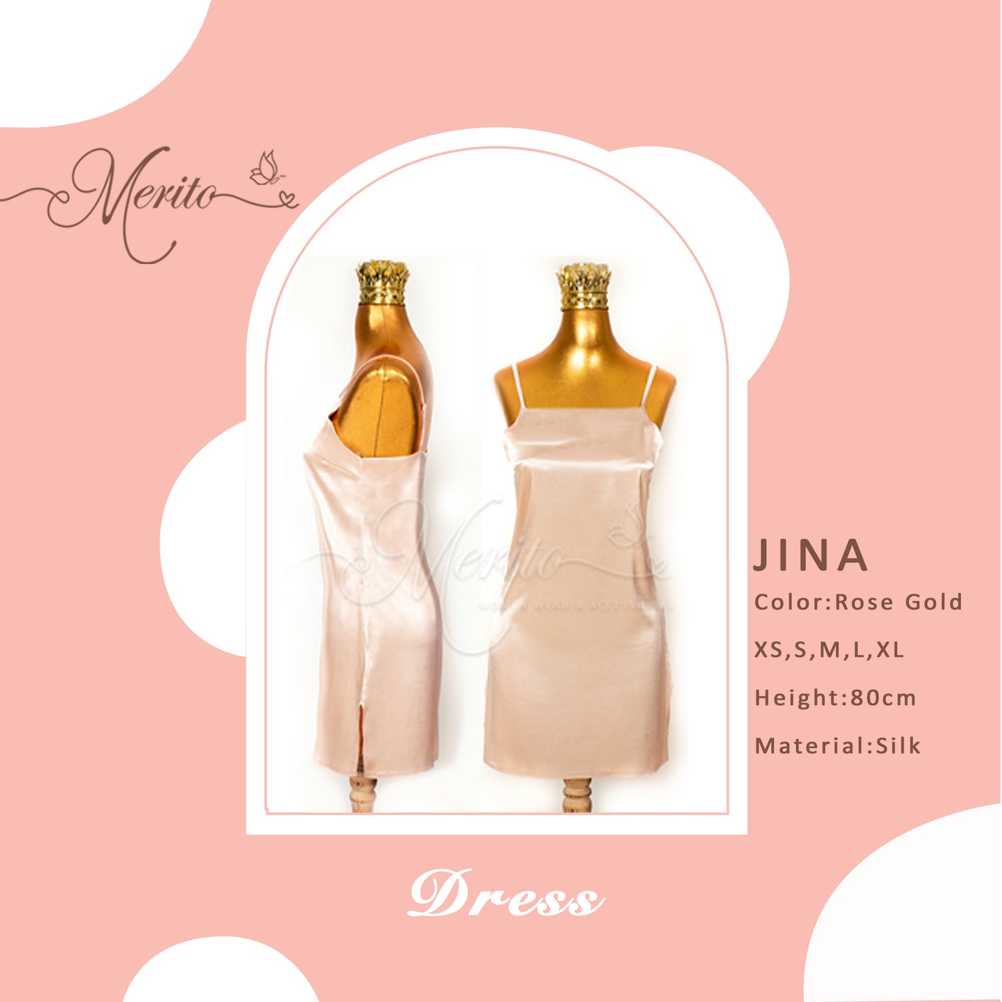 Silk dress - Jina