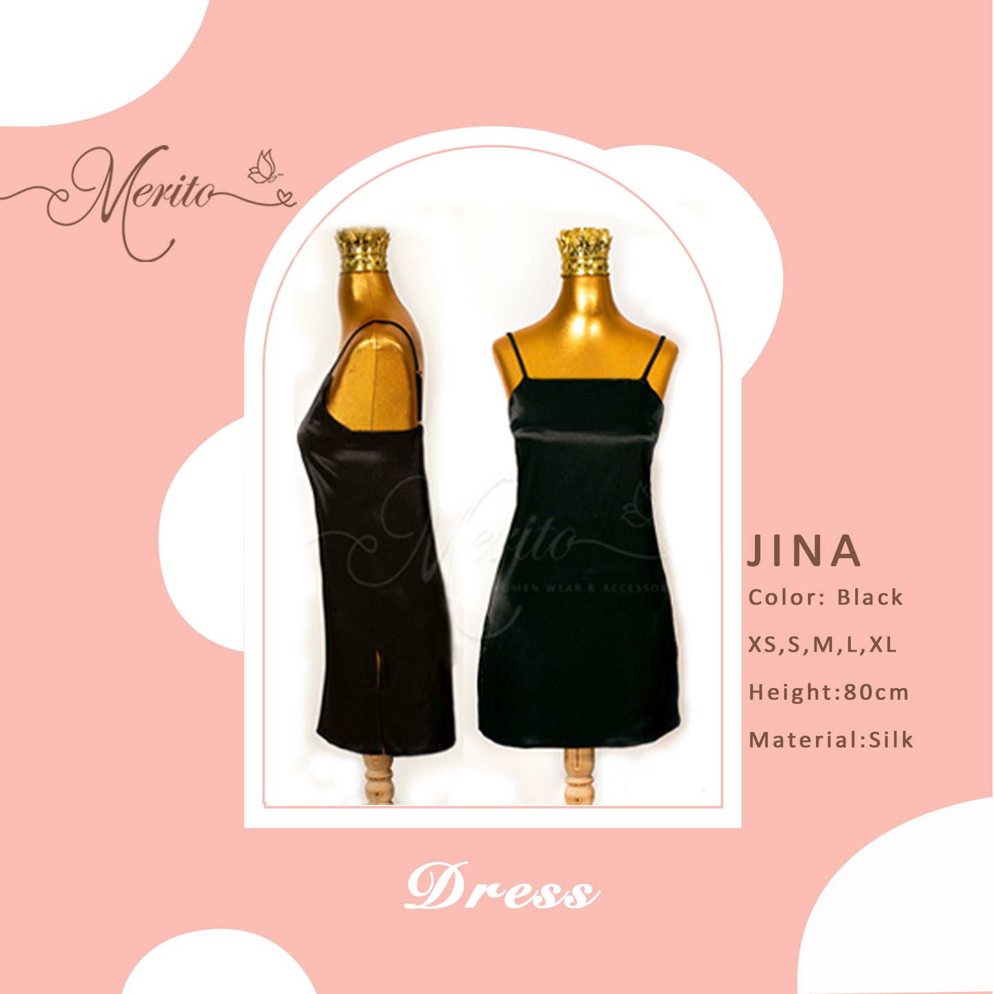 Silk dress - Jina