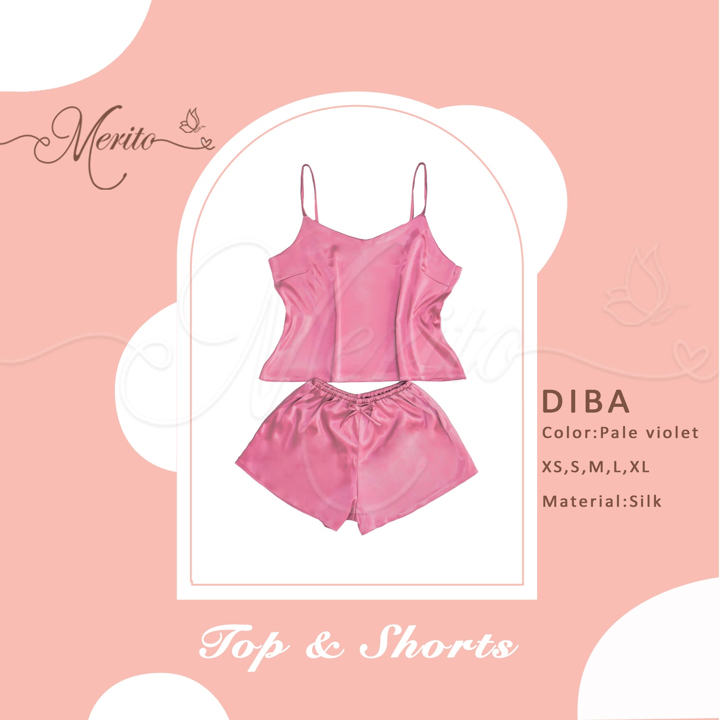 Silk Top & Shorts - Diba