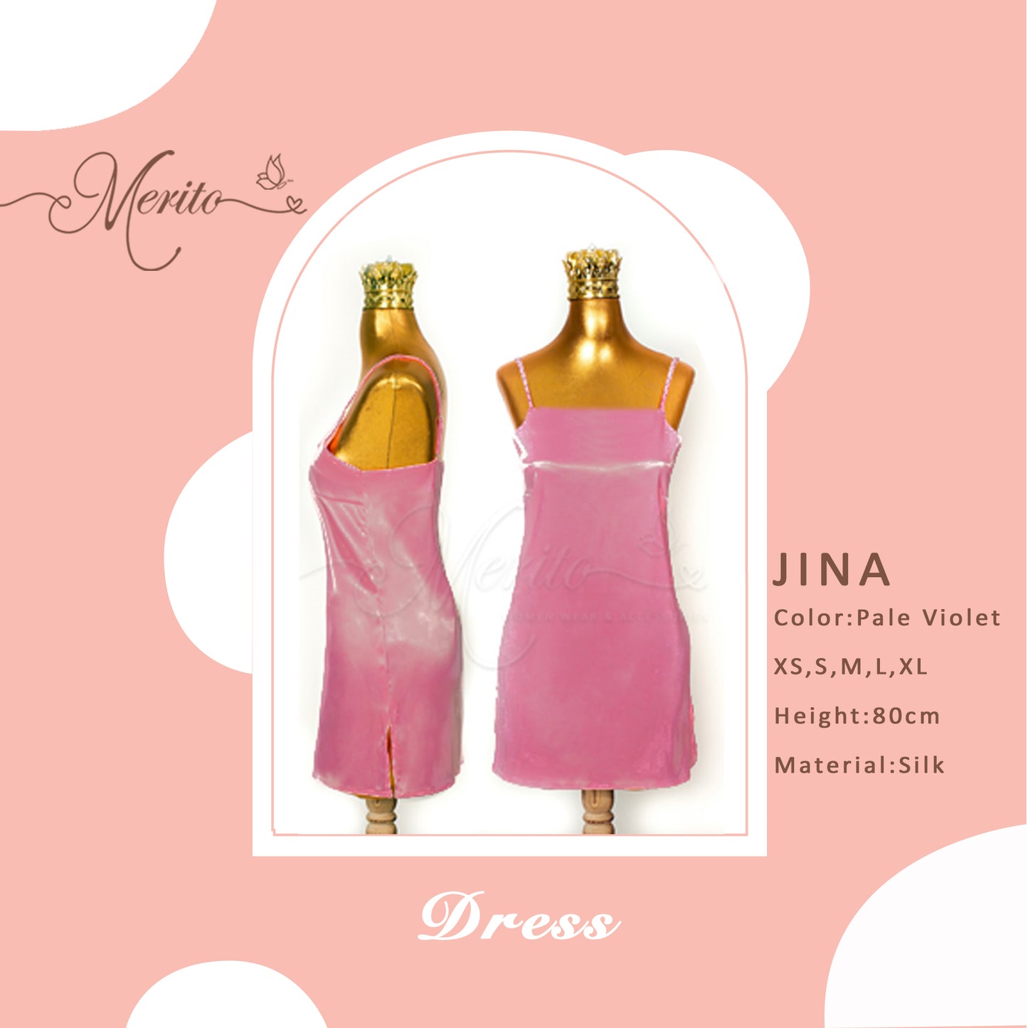 Silk dress - Jina