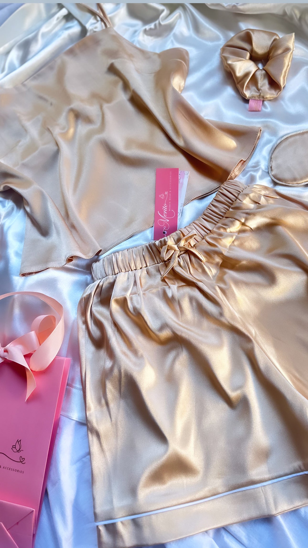 Silk Top & Shorts - Jina