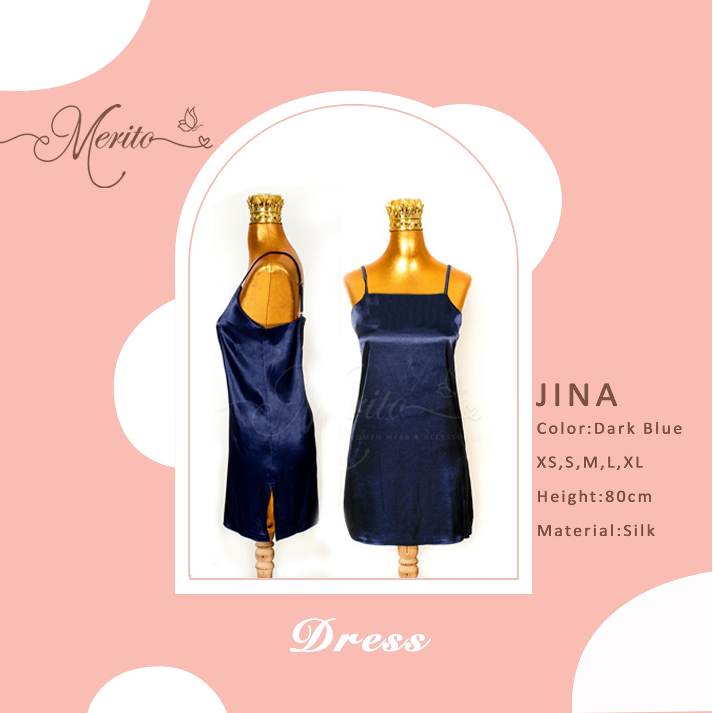 Silk dress - Jina