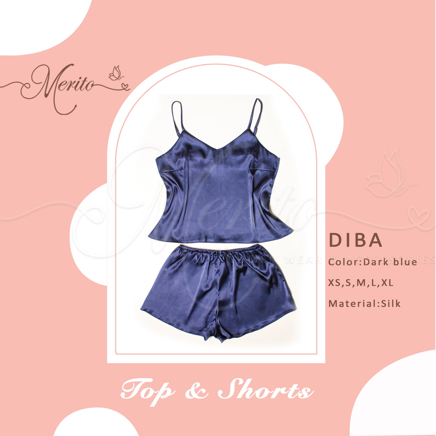 Silk Top & Shorts - Diba