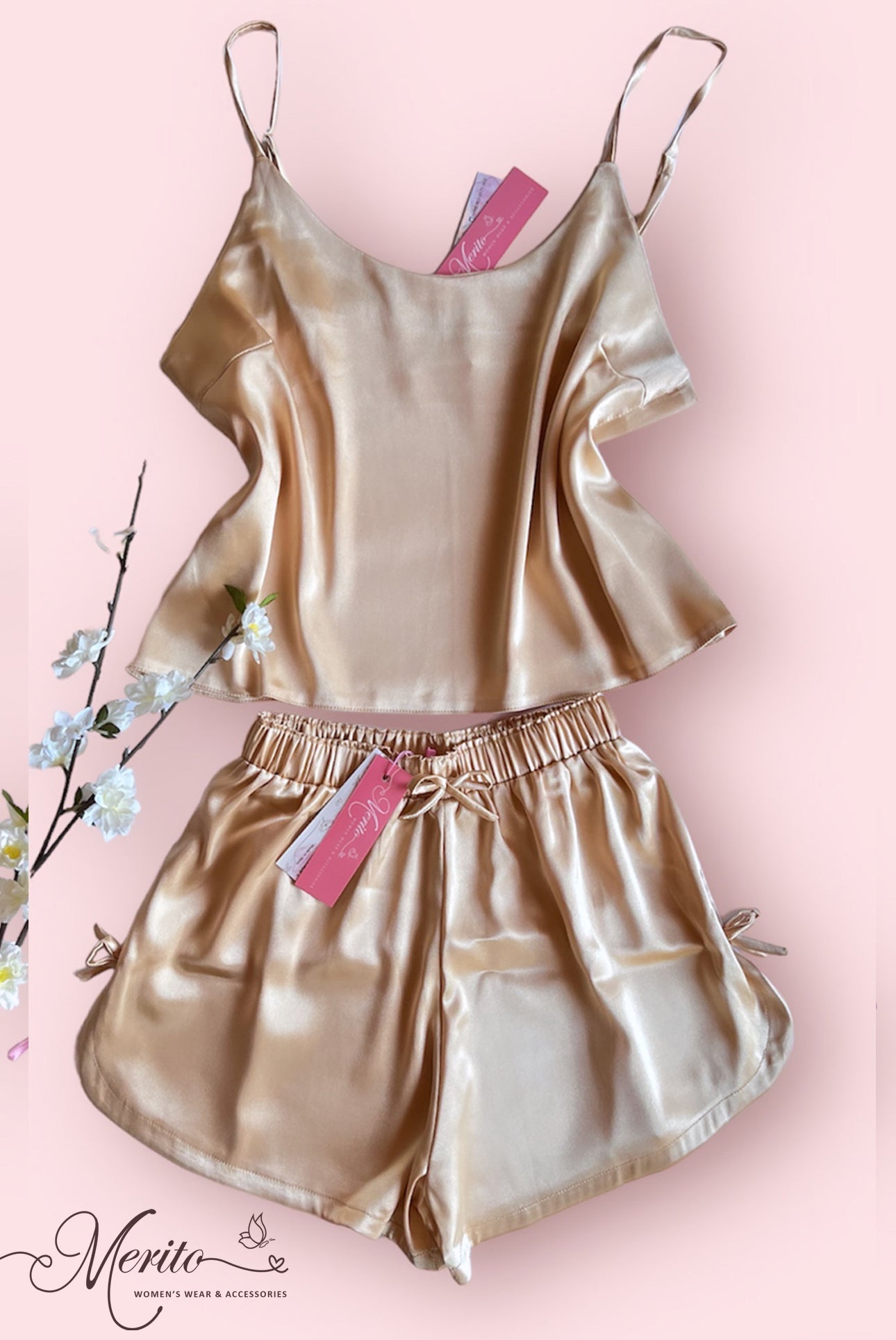 Silk Top & Shorts - Parand