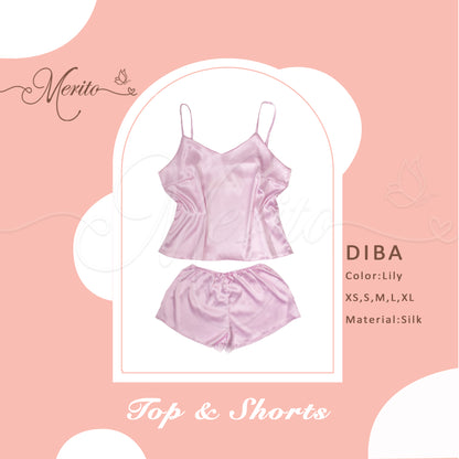 Silk Top & Shorts - Diba