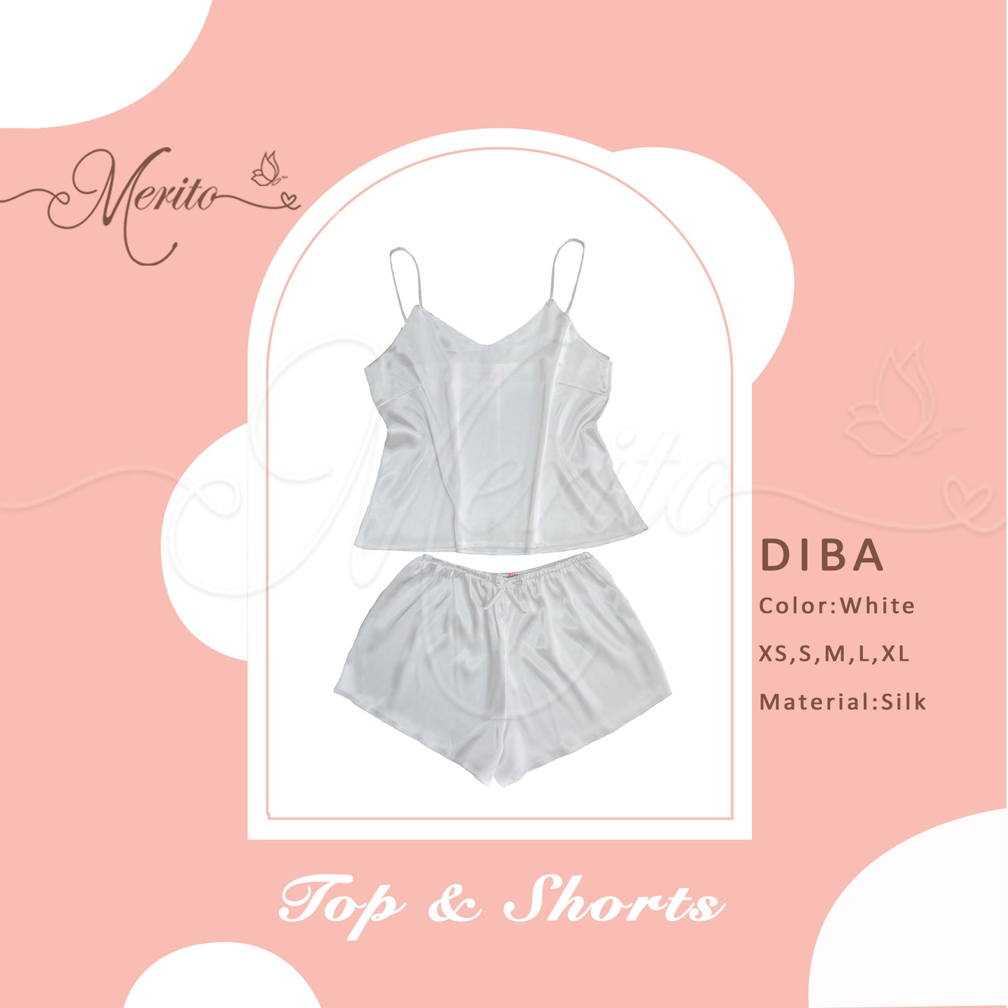 Silk Top & Shorts - Diba