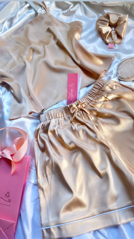 Silk Top & Shorts - Jina