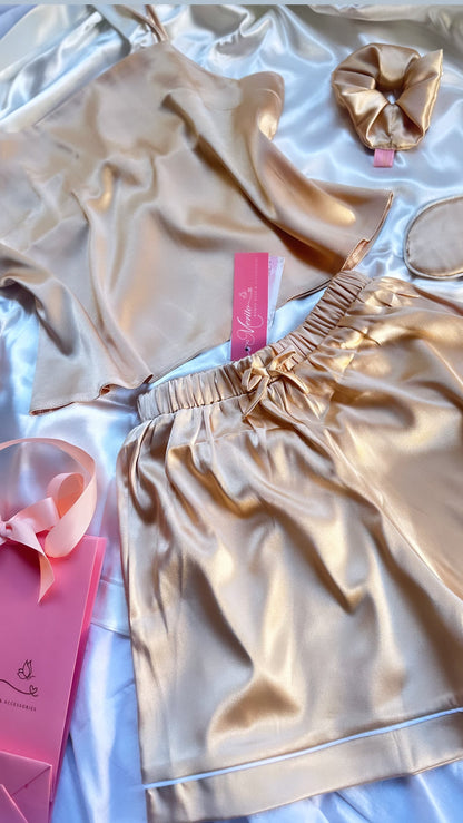 Silk Top & Shorts - Jina